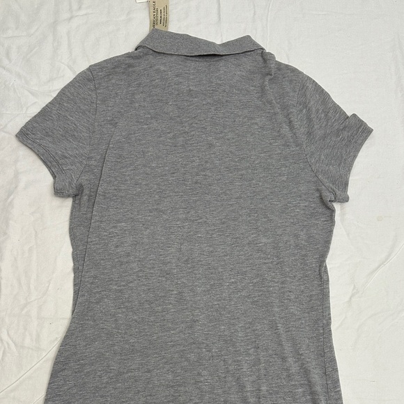 American Eagle Outfitters Heather Gray Button Down Shirt - Picture 4 of 4